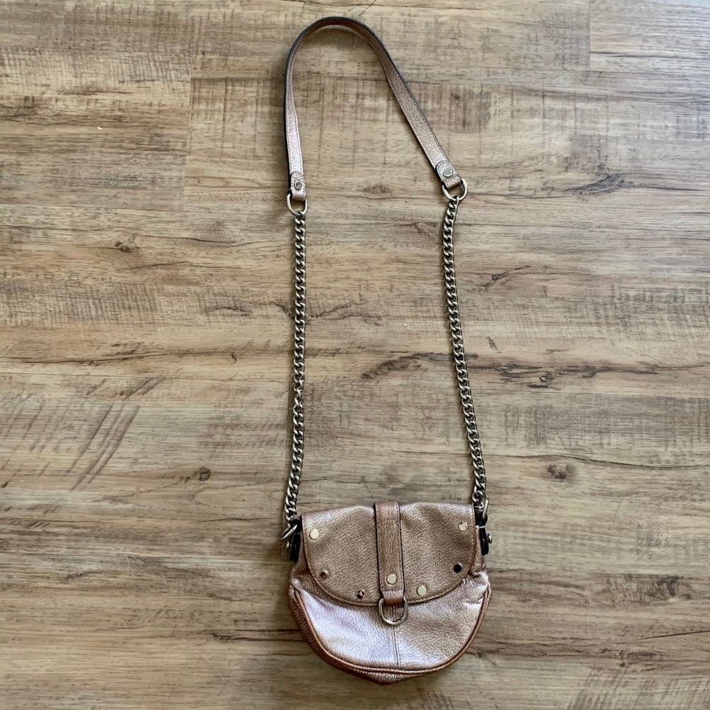Metallic mini crossbody